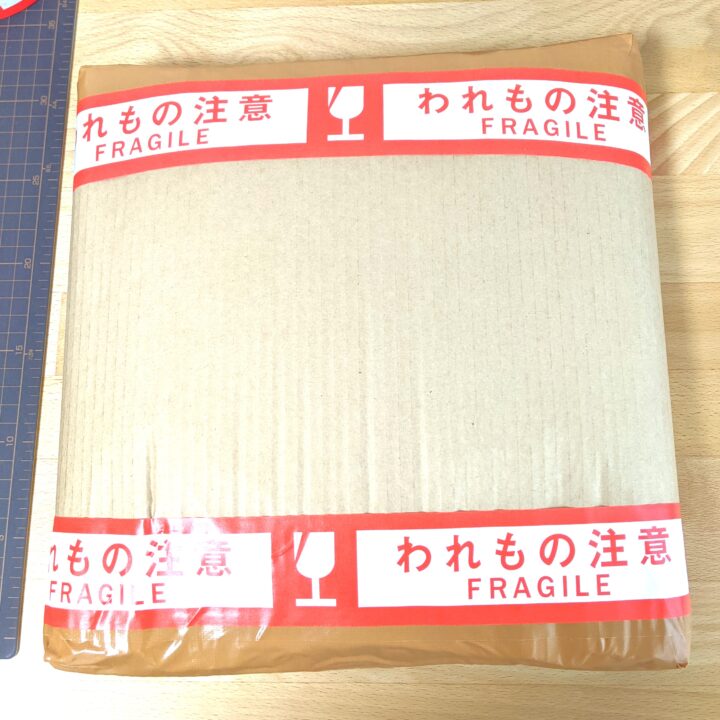 壁掛け時計の梱包